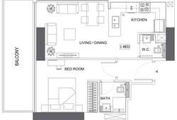 1 bedroom